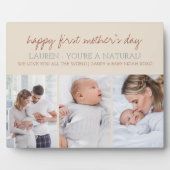 Plaque Photo Joyeuse fête des mères - 3 Photo Cream (Devant)