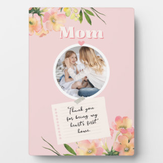 Plaque Photo Joyeuse Fête des mères Vintage Amour Maman