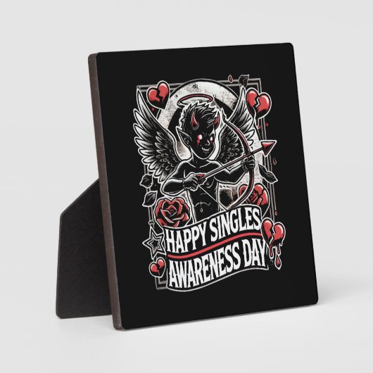 Plaque Photo Joyeuse Journée de sensibilisation aux singles, Jo (Recto)