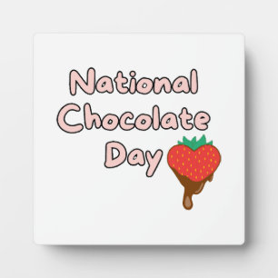 Plaque Photo Joyeuse journée nationale du chocolat