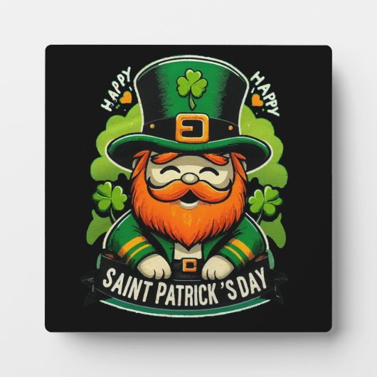 Plaque Photo Joyeuse Saint-Patrick (Devant)