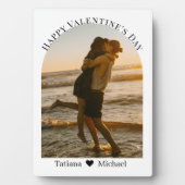 Plaque Photo joyeuse saint-valentin couple photo arche minimali (Devant)