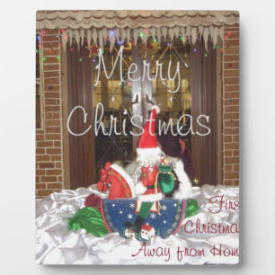 Plaque Photo Joyeuses fêtes de Noël loin de la maison Inspiré A