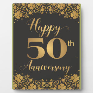 Plaque Photo Joyeux 50e anniversaire Jublilee Mariage d'or