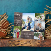 Plaque Photo Joyeux 5e anniversaire de mariage Photo (Côté)