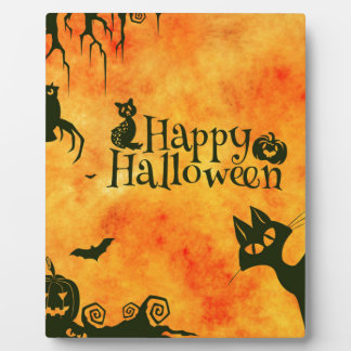 Plaque Photo joyeux alloween