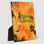 Plaque Photo joyeux alloween (Côté)