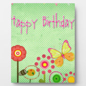Plaque Photo Joyeux anniversaire (Devant)