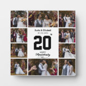 Plaque Photo Joyeux Anniversaire 10 Photos Collage (Devant)