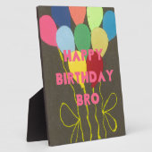 Plaque Photo Joyeux anniversaire Bro (Côté)