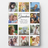 Plaque Photo Joyeux anniversaire grand-mère moderne photo colla (Devant)