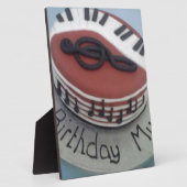 Plaque Photo Joyeux anniversaire maman gâteau (Côté)