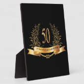 Plaque Photo Joyeux cadeau du 50e anniversaire de Mariage (Côté)