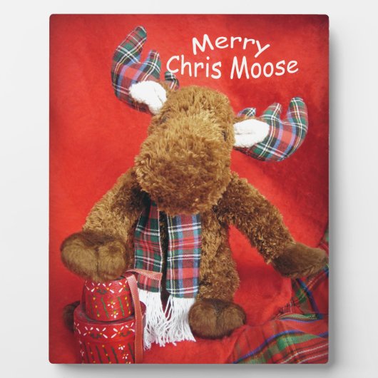 Plaque Photo Joyeux Chris Moose (Devant)