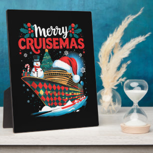 Plaque Photo Joyeux Cruisemas Drôle de Noël en Famille