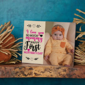 Plaque Photo Joyeux Fête des mères maman (Côté)