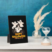 Plaque Photo Joyeux Halloween de nous tous (Côté)