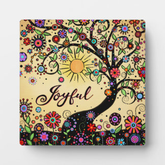 Plaque Photo Joyeux Inspirationnel Fun Floral Plutôt Grignotant