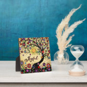 Plaque Photo Joyeux Inspirationnel Fun Floral Plutôt Grignotant (Insitu)