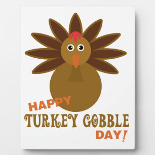 Plaque Photo Joyeux Jour de la grogne turque Thanksgiving