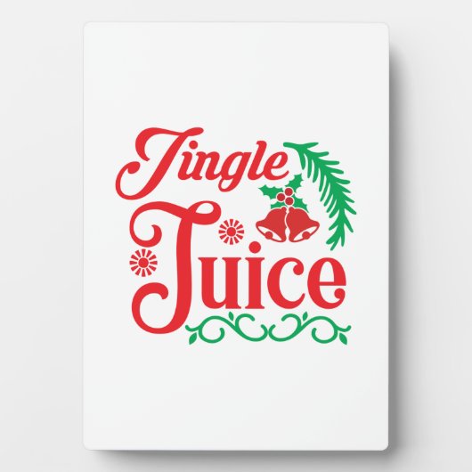 Plaque Photo Joyeux Joyeux Jus de Jingle Joyeux (Devant)