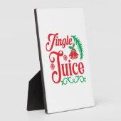 Plaque Photo Joyeux Joyeux Jus de Jingle Joyeux (Côté)