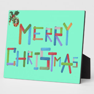 Plaque Photo Joyeux Noël