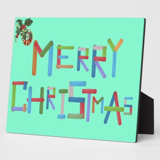 Plaque Photo Joyeux Noël (Côté)