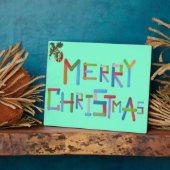 Plaque Photo Joyeux Noël (Côté)