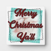 Plaque Photo Joyeux Noël (Devant)