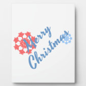 Plaque Photo Joyeux Noël (Devant)