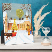 Plaque Photo Joyeux Noël (Côté)