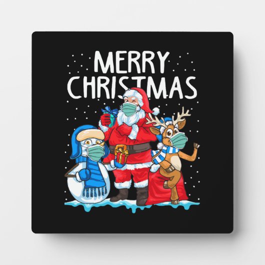 Plaque Photo Joyeux Noël 2023 (Devant)