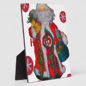 Plaque Photo Joyeux Noël coloré Père Noël Imprimer (Côté)