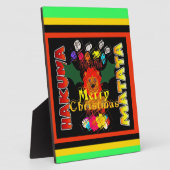 Plaque Photo Joyeux Noël et une bonne année (Côté)