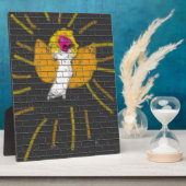 Plaque Photo Joyeux Noël Sun Moon Angel, Art by Kids :) (Côté)