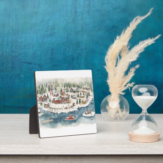 Plaque Photo Joyeux Noël vintage (Insitu)