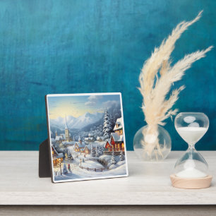 Plaque Photo Joyeux Noël vintage