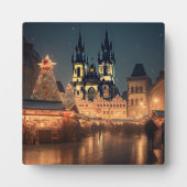 Plaque Photo Joyeux Noël vintage (Devant)