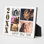 Plaque Photo Joyeux Nouvel An 2023 5 Photo Collage (Côté)