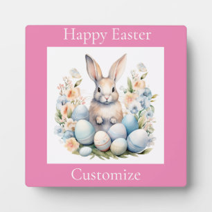 Plaque Photo Joyeux Panier lapin de Pâques Thunder_Cove
