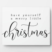 Plaque Photo Joyeux petit signe de Noël (Devant)