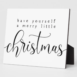 Plaque Photo Joyeux petit signe de Noël