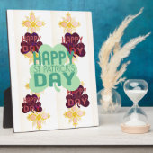 Plaque Photo Joyeux Saint Patrick's Day Lovely Art Print (Côté)