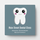 Plaque Photo Joyeux sourire Dental Tooth Cute (Devant)
