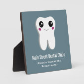 Plaque Photo Joyeux sourire Dental Tooth Cute (Recto)