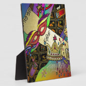 Plaque Photo Judaica Purim Esther Célébration Art Imprimer (Côté)