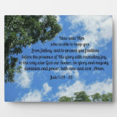 Plaque Photo Jude 1:24-25 (Devant)