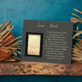 Plaque Photo Juin Birthstone Pearl (Côté)
