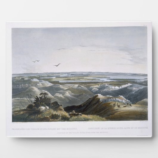 Plaque Photo Junction de la Pierre jaune (Devant)